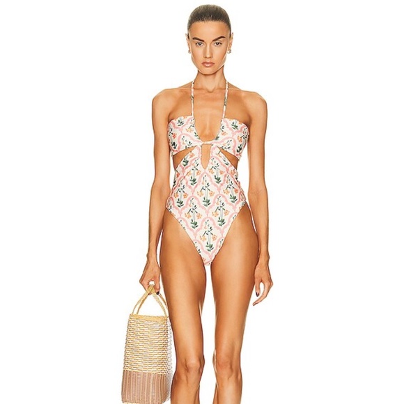 Agua By Agua Bendita Curandera Mejorana Sabanero Atardecer Swimsuit - Picture 3 of 5